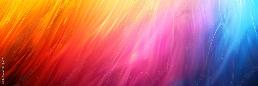 Aufkleber the dynamic abstract design features vibrant gradient colors seamlessly blending in a fluid, wavy pa
