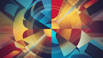 Abstract background geometric illustration wallpaper pattern geometry.
