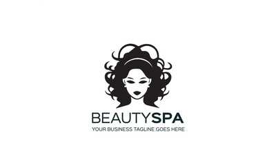 elegant logos for beauty, fashion and hairstyle related business on white background