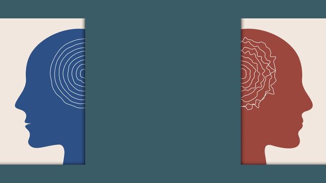 concept of Metaphor bipolar disorder, Double face, Split personality, Dual personality and Mental health care. 
