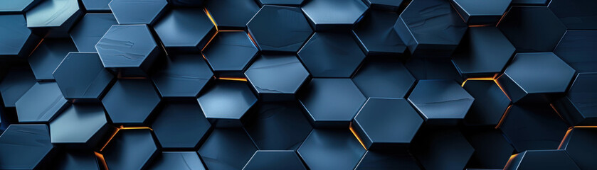 Technology Background,  Modern abstract background featuring unique geometric forms such as hexagons and waves. Central blank space allows for easy text placement. Perfect for