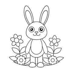 coloring page for kids simple coloring page vector illustration