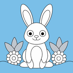 coloring page for kids simple coloring page vector illustration