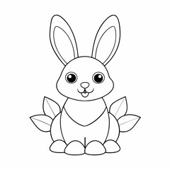 coloring page for kids simple coloring page vector illustration