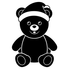 create a full funny christmas bird vector illustration