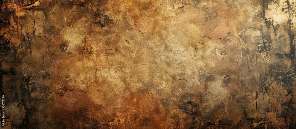 Poster Texture of a background in shades of brown with an empty area for image placement copy space image
