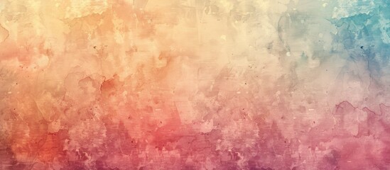 Fototapeta premium Retro wall background with watercolor effect and a shadow ideal for any copy space image