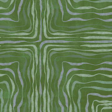 Intricate green abstract pattern background
