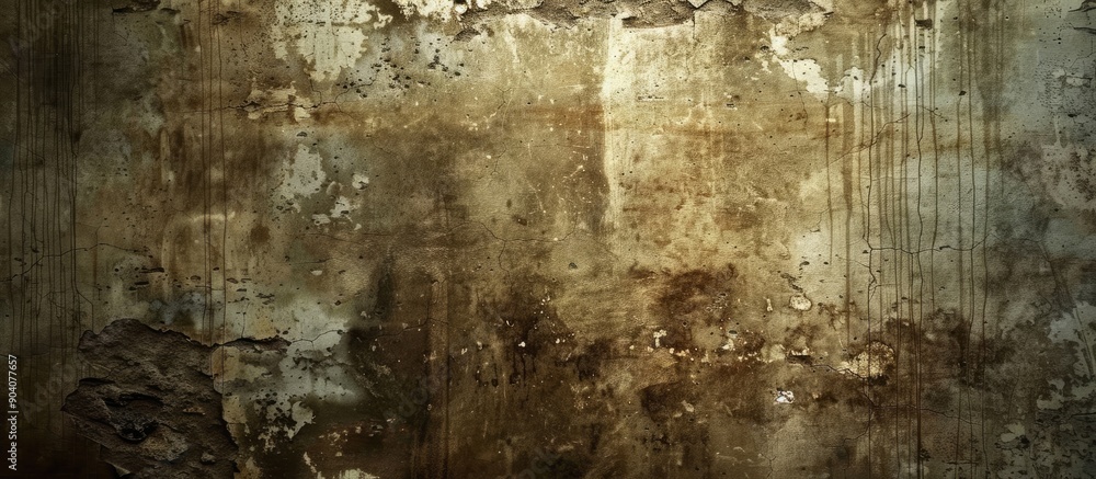 Aufkleber textured grungy wall with stains suitable for a copy space image