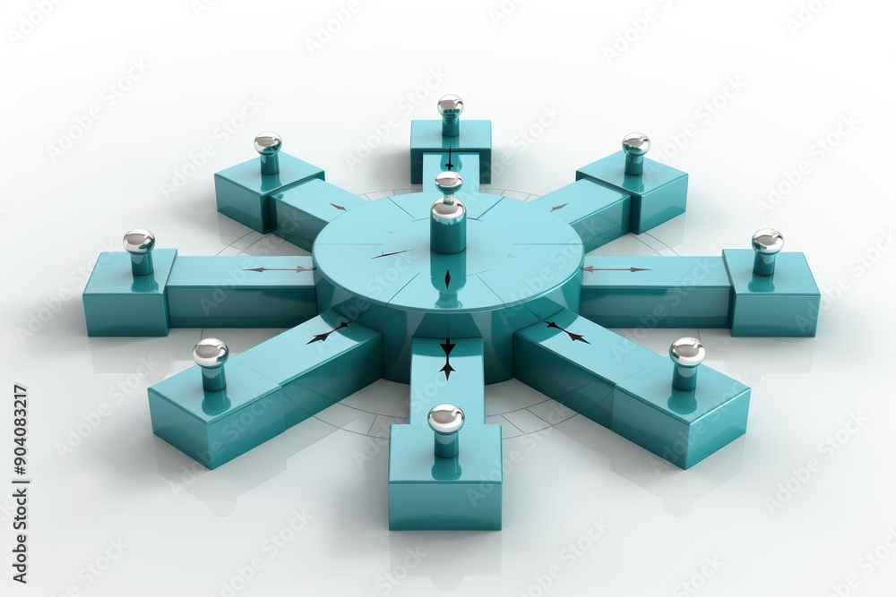 Poster symmetrical placement of objects for optimal visual balance and aesthetic appeal