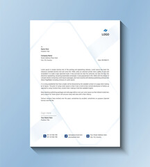 vector modern business letterhead design