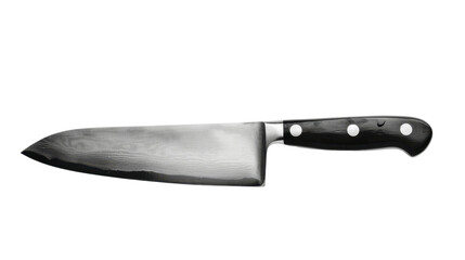 Chef's knife on transparent background 