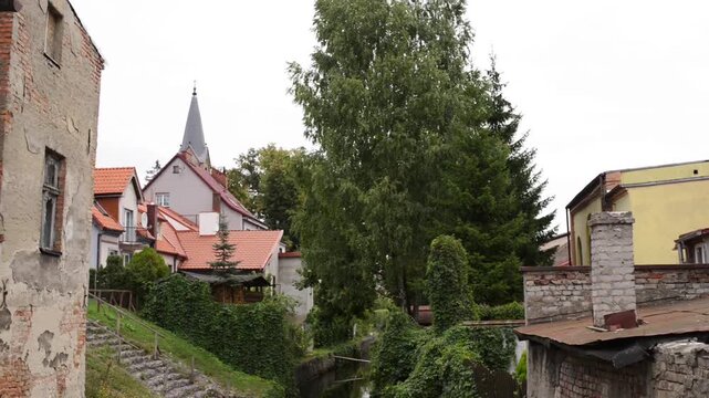 Pisa river in Barczewo