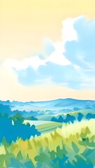 Fototapeta premium backdrop with sky