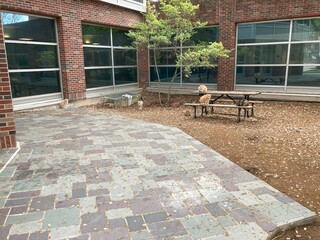 patio seating area