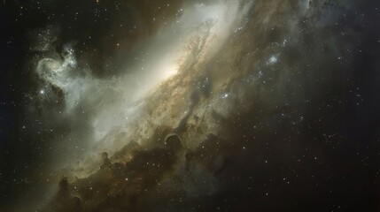 Fototapeta premium Galactic View with Comets