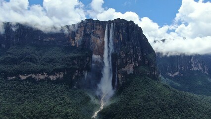Venezuela perfect landscape waterfall beach