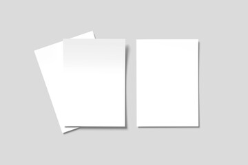 blank white paper a4/a5 