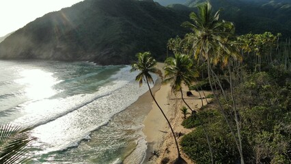 Venezuela perfect landscape waterfall beach