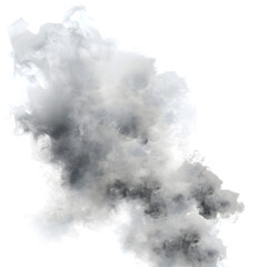 smoke misty fog on isolated texture overlays. design element isolated on white background, png