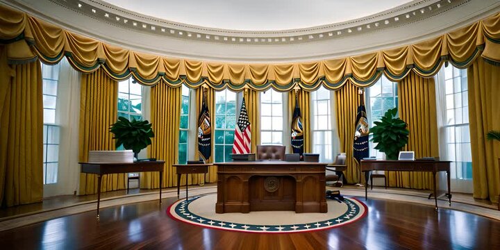 Presidential Oval Office in the White House