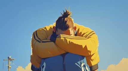 person in the desert