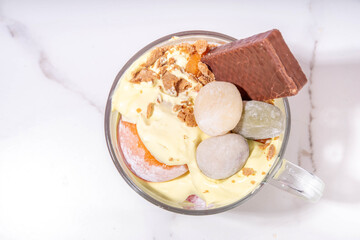 Mochi parfait trendy asian dessert