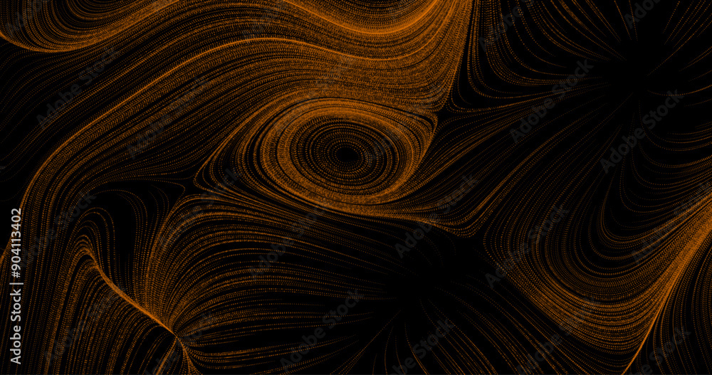 Poster wave pattern vector. 3d glowing abstract digital particles background. technology concept. abstract 