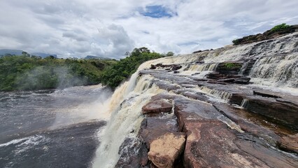 Venezuela perfect landscape waterfall beach