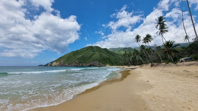 Venezuela perfect landscape waterfall beach