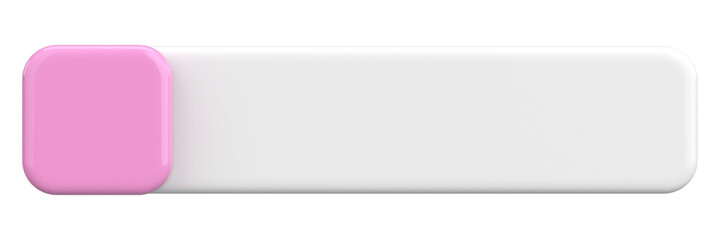 Profile tab. Social media profile. 3D illustration.