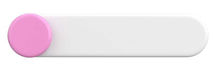 Profile tab. Social media profile. 3D illustration.