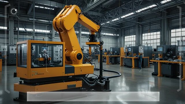 forklift in a factory