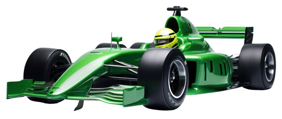 PNG Green race car speed