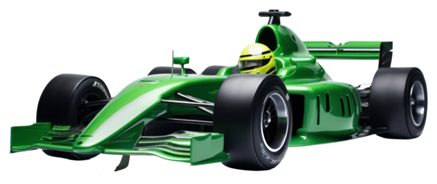 PNG Green race car speed