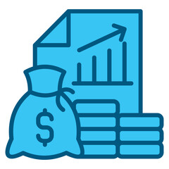 Investment Icon Element For Design