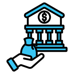 Investment Icon Element For Design