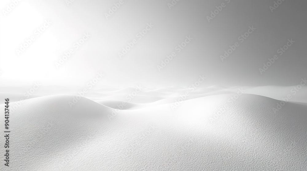 Poster white gradient background transitioning from snow white to off-white