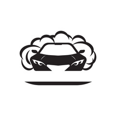 Car wash logo icon, vector illustration design