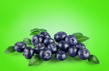 Tasty fresh sweet blueberry berries