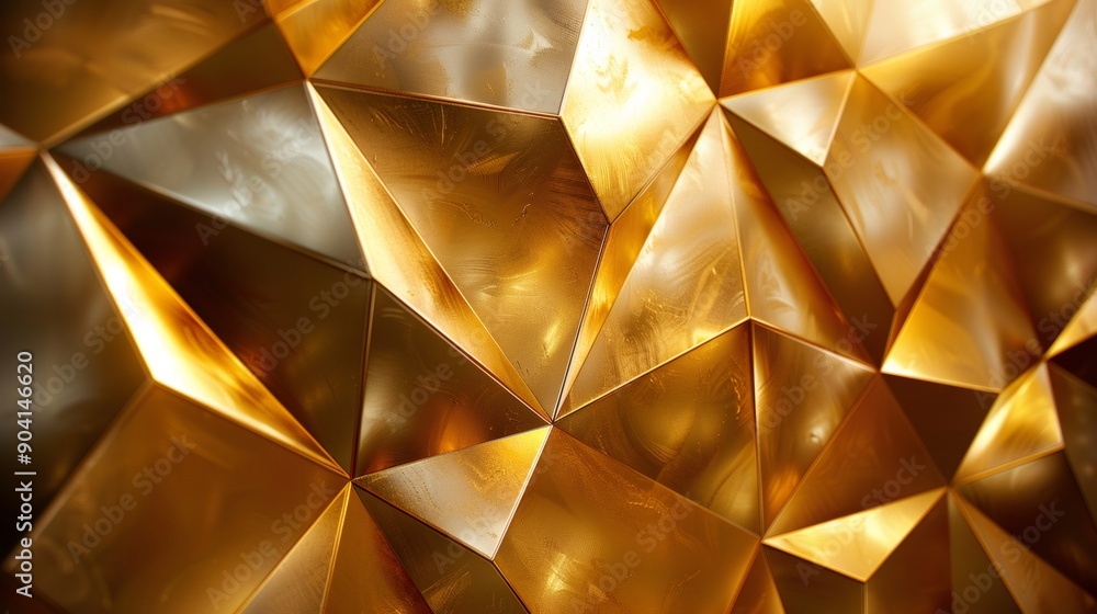 Poster abstract luxury gold background. geometric patterns sharp and precise lines. the intricate patterns 