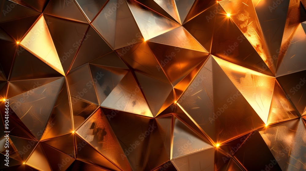 Poster abstract luxury gold background. geometric patterns sharp and precise lines. the intricate patterns 