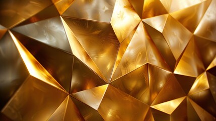 abstract luxury gold background. geometric patterns sharp and precise lines. The intricate patterns evoke a sense rich and elegant.