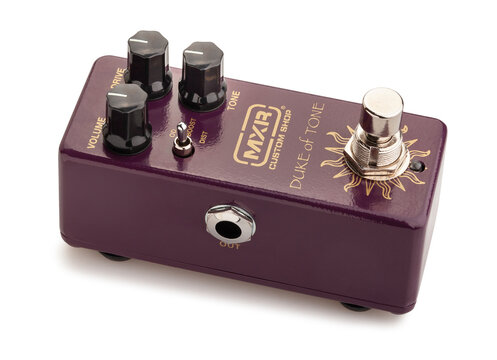 mxr duke of tone overdrive guitar pedal path isolated on white