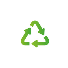 Obraz premium Recycle icon flat vector design
