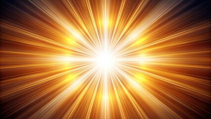 Obraz premium Abstract Golden Rays of Light Radiating from a Center Point
