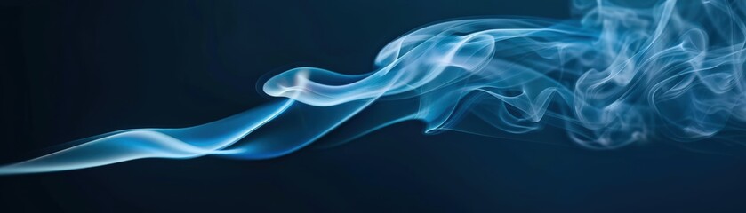 A Close-up Shot of a Abstract cultural sacred smoke trails, diverse smudging ritual wisps