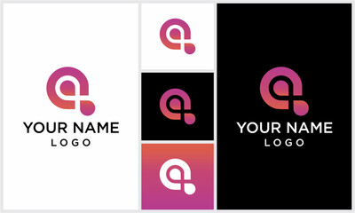 vector logo initial letter Q