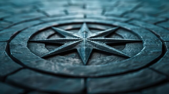 A Close-up Shot of a Geometric cultural geomancy, diverse earth divination patterns