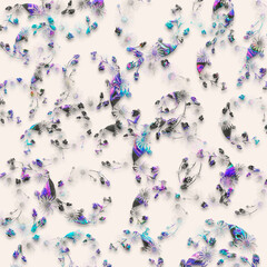 Abstract Interiors Decorative 3d Grunge texture Wallpaper design background